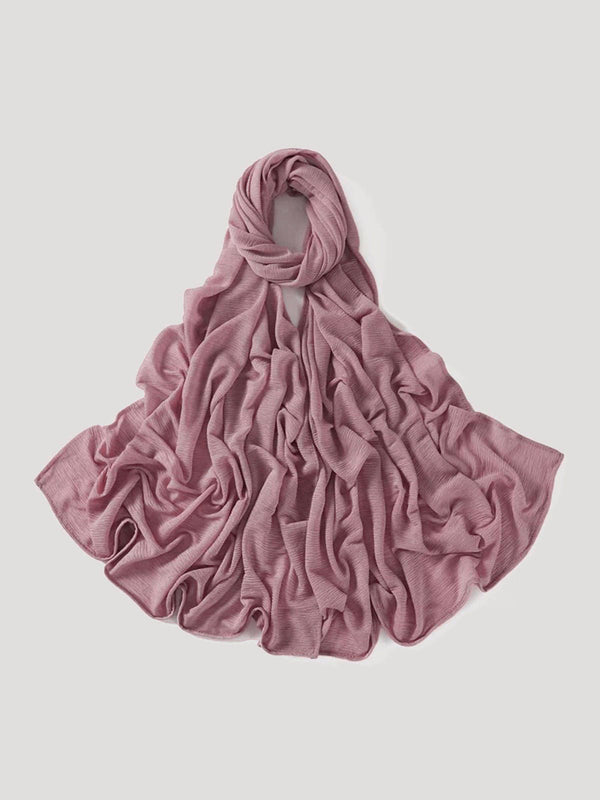 حجاب جيرسي مضلع - رمادي