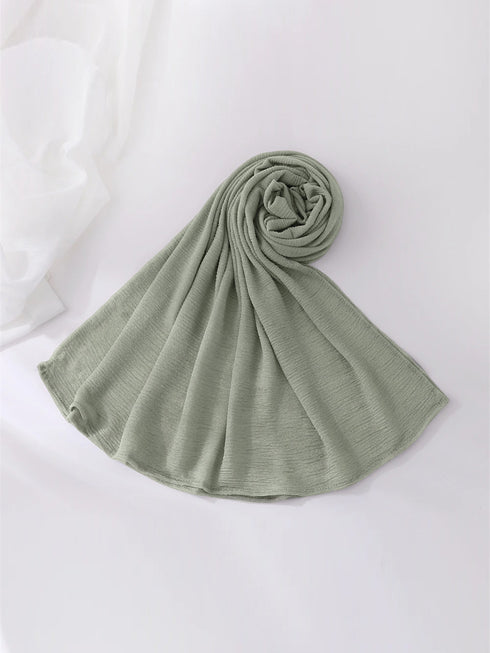 Luxe Jersey Hijabs - Sage Green