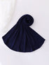 Luxe Jersey Hijabs - Navy Blue