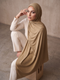Organic Bamboo Jersey Hijab - Tan Brown