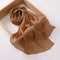 Aura Silky Organza Hijab - Tan Brown