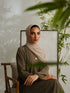 Relaxed Zip Maxi Abaya - Olive Green