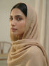 Texture Lawn Tassel Hijabs - Tan Brown