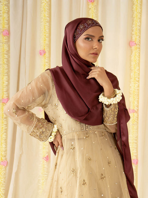 Festive Hijabs - Maroon