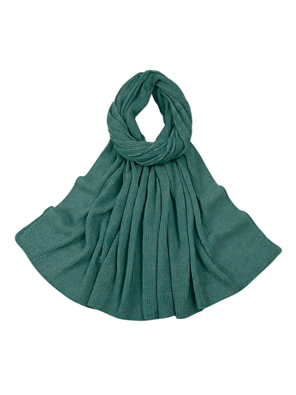 Marble Cotton Hijabs - Teal Green