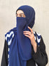 Matching Hijab and Niqab Set