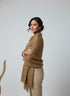 Veloria Wool Shawl - Camel