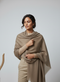 Veloria Wool Shawl - Sand