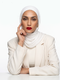 Ribbed Jersey Hijabs - White