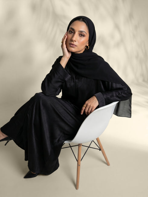 Absolute Black Core Abaya