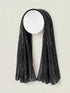 Tie & Dye Printed Hijab - Black