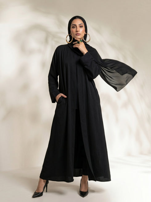Absolute Black Core Abaya