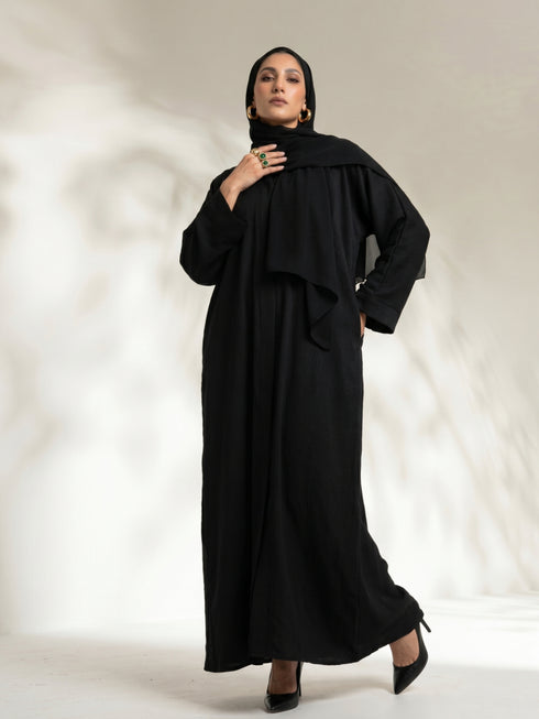 Absolute Black Core Abaya
