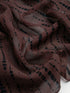 Tie & Dye Printed Hijab - Chocolate Brown