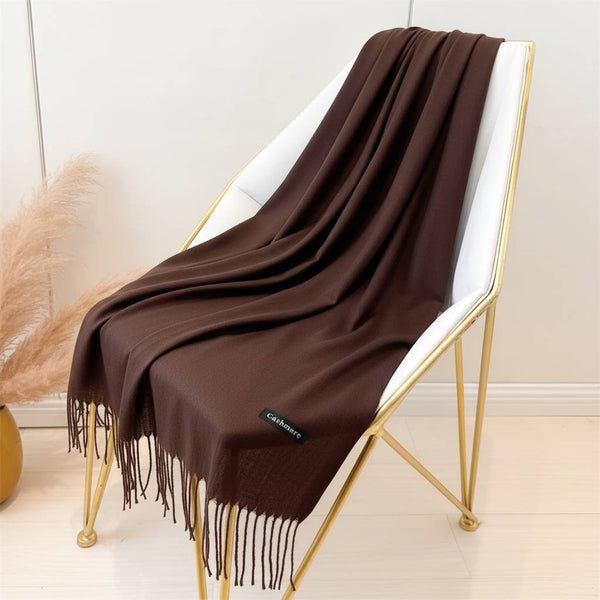 Cloud Cashmere Scarves - Chocolate Brown