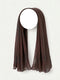 Tie & Dye Printed Hijab - Chocolate Brown
