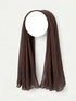 Tie & Dye Printed Hijab - Chocolate Brown