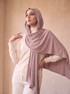 Organic Bamboo Jersey Hijab - Brownish Pink