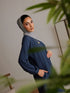 Relaxed Zip Maxi Abaya - Charcoal Grey