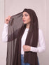 Built-in Magnet Hijab - Espresso