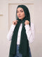 Built-in Magnet Hijab - Evergreen