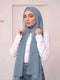 Built-in Magnet Hijab - Graphite
