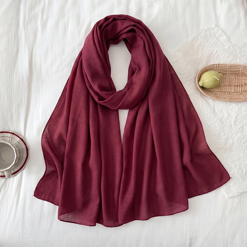 Celeste Summer Hijab - Maroon