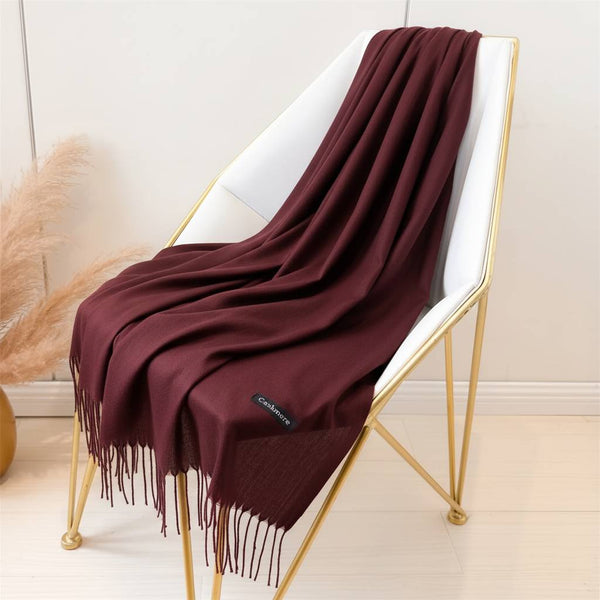 Cloud Cashmere Scarves - Maroon