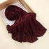 Matte Chiffon Hijab - Maroon