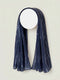 Tie & Dye Printed Hijab - Navy Blue