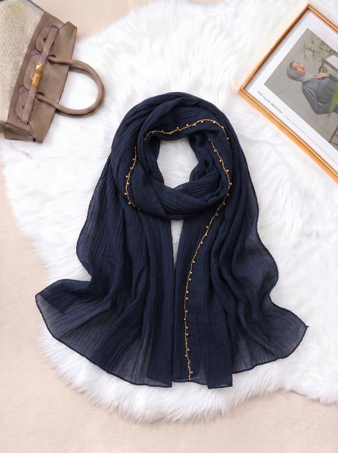 Zareen Lawn Hijab - Navy
