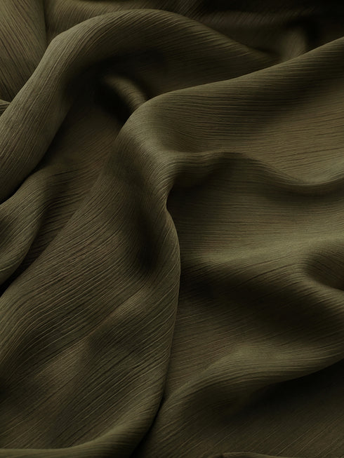 Matte Chiffon Hijab - Olive