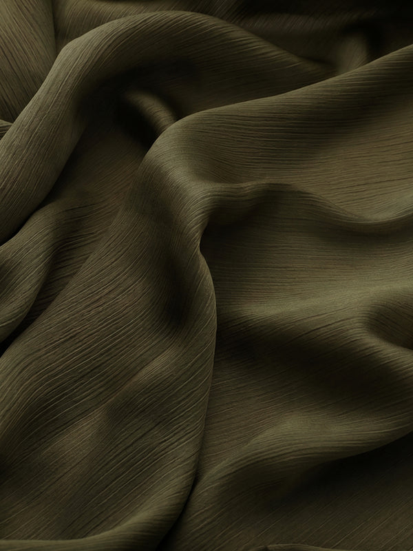 Matte Chiffon Hijab - Olive