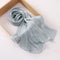 Aura Silky Organza Hijab - Light Steel Blue