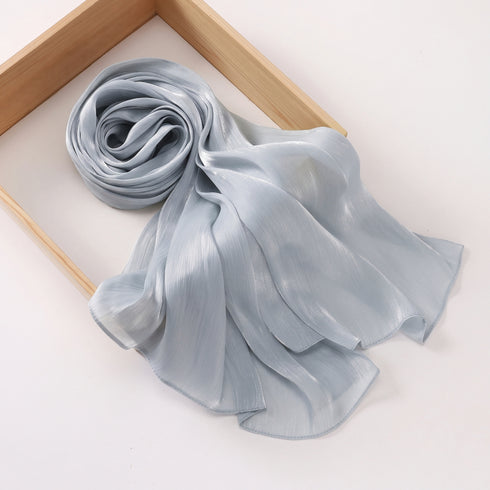 Aura Silky Organza Hijab - Cloudy Day