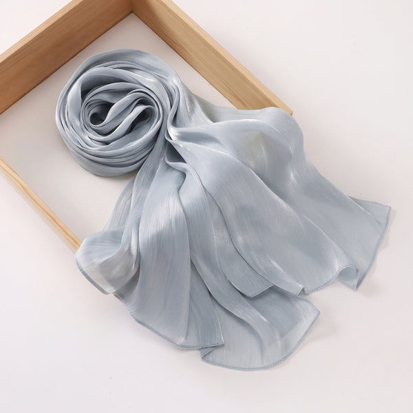 Aura Silky Organza Hijab - Cloudy Day