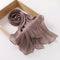 Aura Silky Organza Hijab - Brownish Pink
