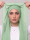 Built-in Magnet Hijab - Seagreen