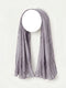 Tie & Dye Printed Hijab - Silver