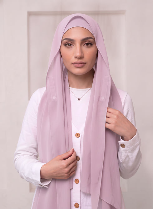 Built-in Magnet Hijab - Lemonade