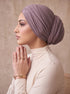 Organic Bamboo Jersey Hijab - Taupe Pink