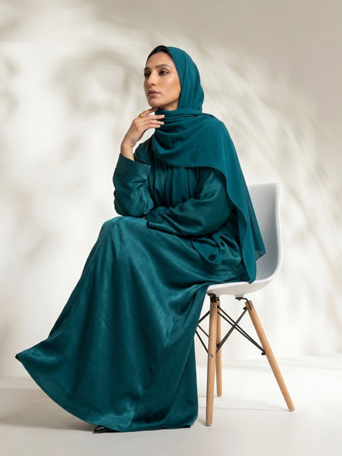 Midnight Teal Core Abaya