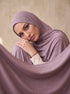 Organic Bamboo Jersey Hijab - Tea Pink