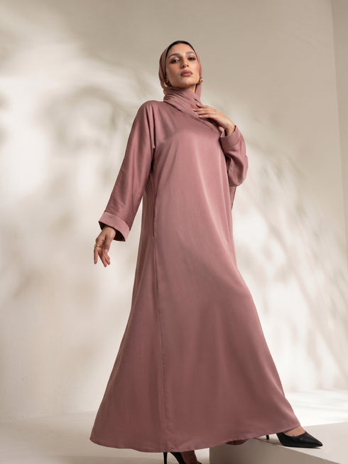 Dusty Pink Core Abaya