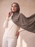 Organic Bamboo Jersey Hijab - Beaver Brown