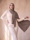 Organic Bamboo Jersey Hijab - Beaver Brown