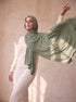 Organic Bamboo Jersey Hijab - Sage Green