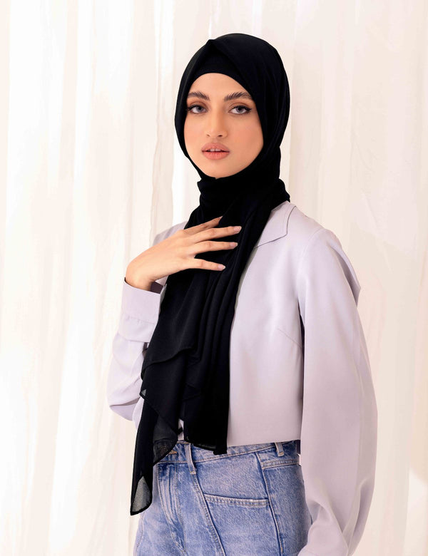 Chiffon Bubble - Black