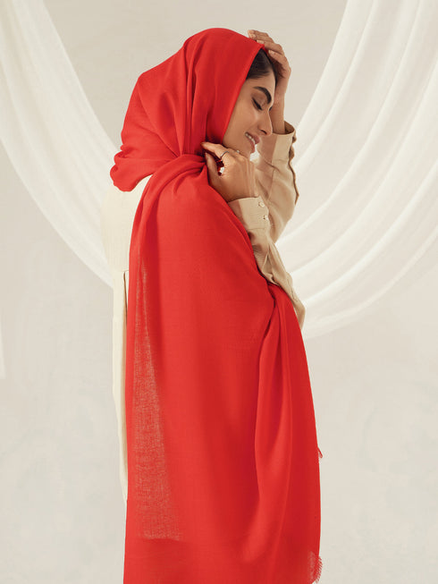 Eco-Luxe Scarves & Hijabs - Cherry