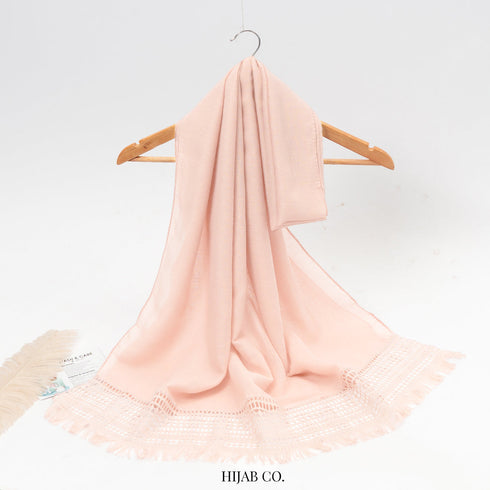 Shion Lawn Hijabs - Rose Pink